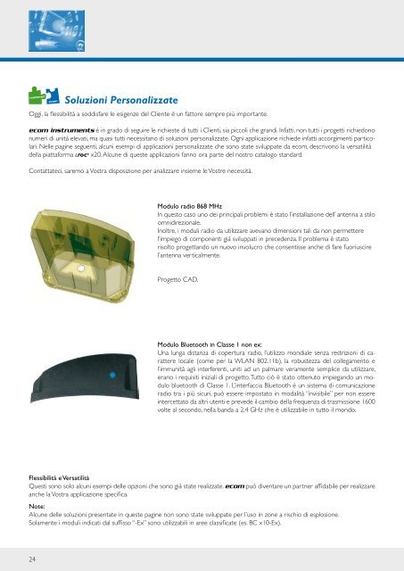 Cuffie a sicurezza intrinseca - Ecom instruments