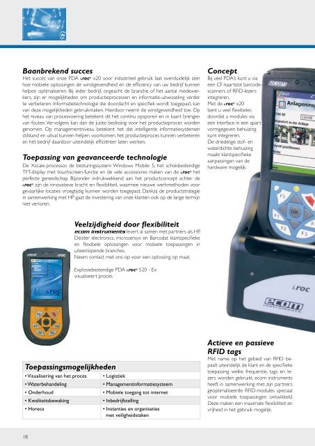 Productcatalogus 2009/2010 - Ecom instruments