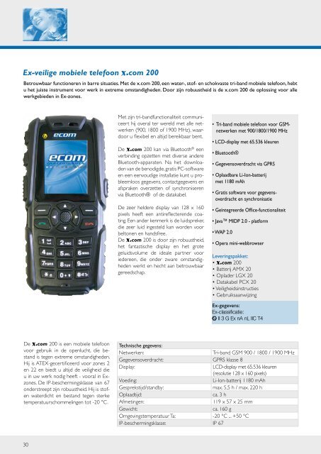 Productcatalogus 2009/2010 - Ecom instruments