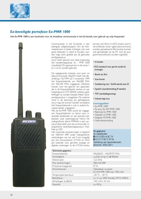 Productcatalogus 2009/2010 - Ecom instruments