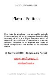 Plato - Politeia (De Staat) - Ars Floreat