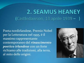 2. SEAMUS HEANEY (1936– )