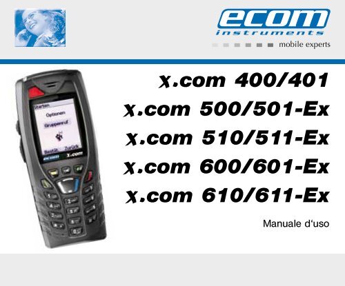 Manuale d'uso X.com - Ecom instruments