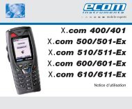 x.com 400/401 x.com 500/501-Ex x.com 510/511 ... - Ecom instruments