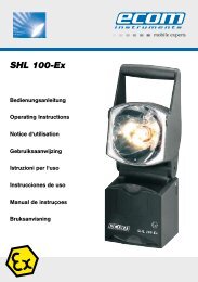 SHL 100-Ex - Ecom instruments