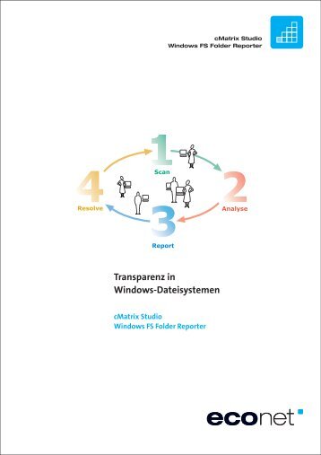 cMatrix Windows FS Folder Reporter Produkt-Flyer (PDF) - econet
