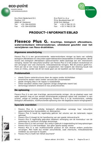 Flexeco Plus G - Eco-point