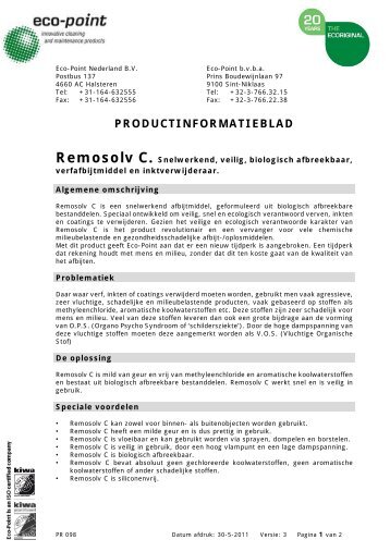 Remosolv C - Eco-point
