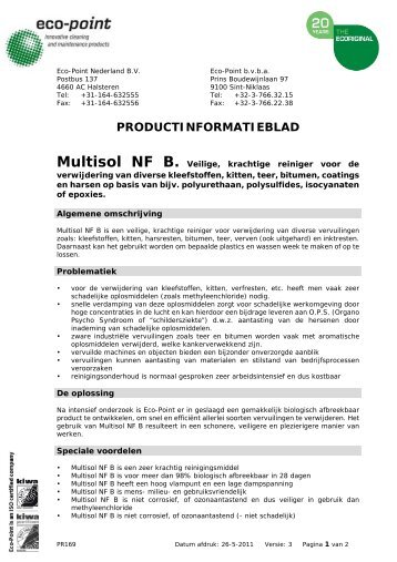 Multisol NF B - Eco-point