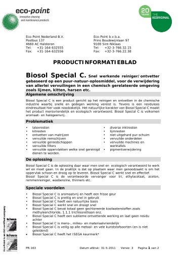 Biosol Special C - Eco-point