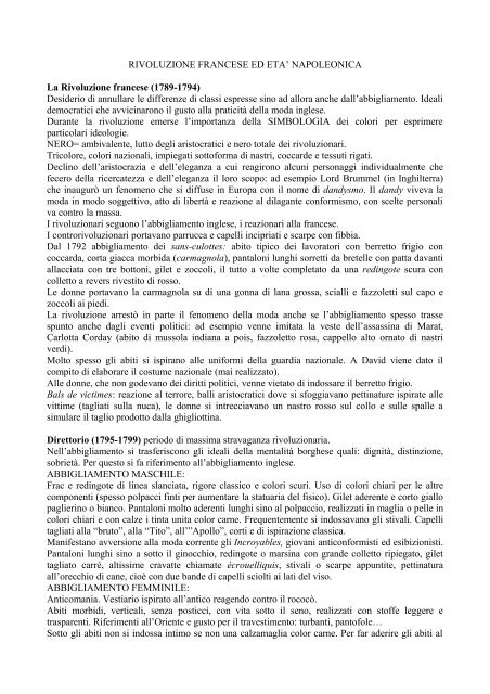 rivoluzione francese ed eta' napoleonica - Istituto "San Giovanni ...