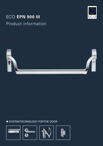 ECO Product information EPN 900 III - ECO-Schulte