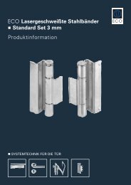 Produktinformation (PDF) - ECO-Schulte