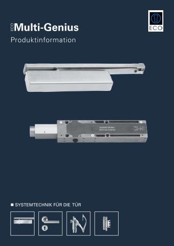 ECO Produktinformation ECO Multi-Genius - ECO-Schulte