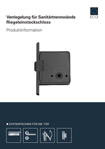 Produktinformation (PDF) - ECO-Schulte