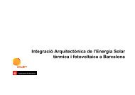 Criteris d'integració arquitectònica - Agència d'Energia de Barcelona