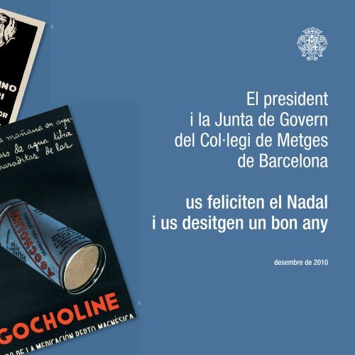 PUBLICITAT i - Col·legi Oficial de Metges de Barcelona