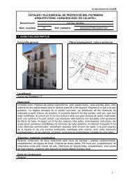 catàleg i pla especial de protecció del patrimoni arquitectònic i ...
