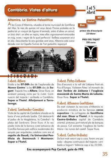 itinerari - Esplai Viatges