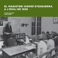 el magisteri gironí d'esquerra a l'exili de 1939 - Fundació Josep Irla