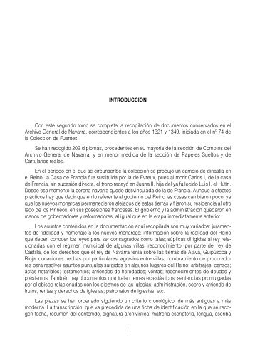 Archivo General de Navarra (1322-1349).. IN: Archivo General de ...