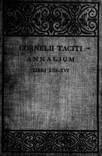 Cornelli Taciti annalium
