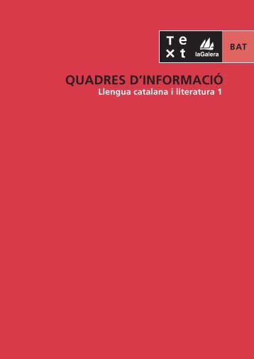 Quadres d'informació - laGalera.Text