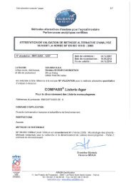 Attestation - AFNOR Validation