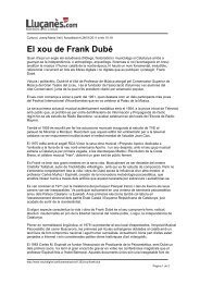 El xou de Frank Dubé