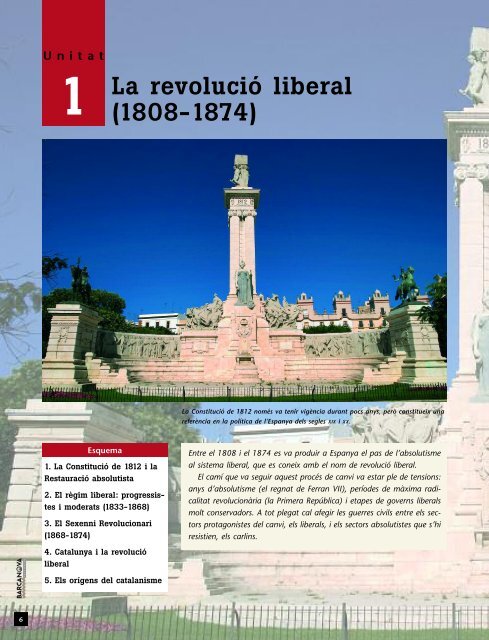 La revolució liberal (1808-1874) - Cga.es