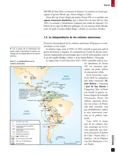 La revolució liberal (1808-1874) - Cga.es