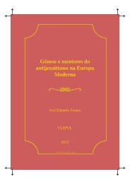 Génese e mentores do antijesuitismo na Europa Moderna - LusoSofia