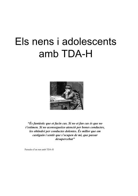 Els nens i adolescents amb TDA-H