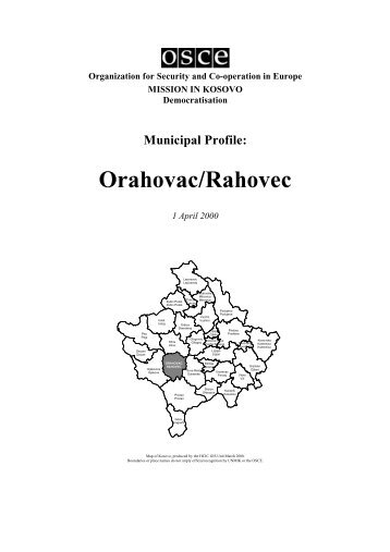 Orahovac Municipal Profile