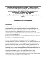 Stellungnahme Bayerische Staatsregierung