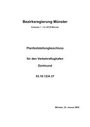 Bezirksregierung Münster - Bundesvereinigung gegen Fluglärm e.V.