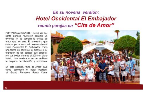 Hotel Occidental El Embajador reunió parejas en “Cita de ... - Bodas