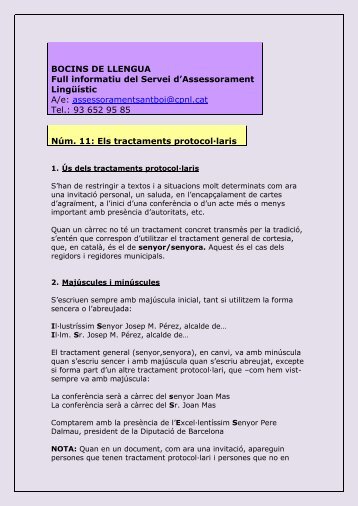 Tractaments protocol·laris - Consorci per a la Normalització Lingüística