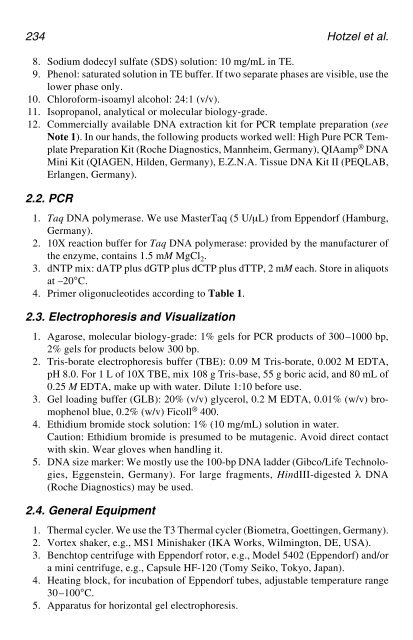 PCR Detection of Microbial Pathogens PCR Detection of Microbial ...