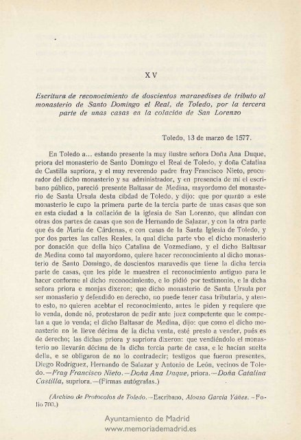 Revista de la Biblioteca, Archivo y Museo, 1929 - Memoria de Madrid