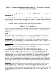 acta de l'assemblea general extraordinària - institut cgjung barcelona