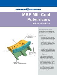 MBF Mill Coal Pulverizers