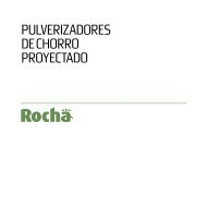 PULVERIZADORES DE CHORRO PROYECTADO - Rocha