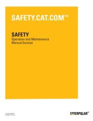 P16, P20, P25, P28, P40 and P60 Pulverizer - Caterpillar Safety