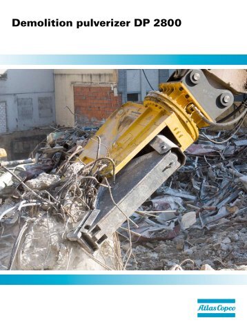 Demolition pulverizer DP 2800