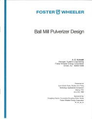 Ball Mill Pulverizer Design - Foster Wheeler