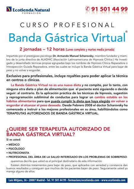 Hypnosis para bajar de peso en guadalajara donde