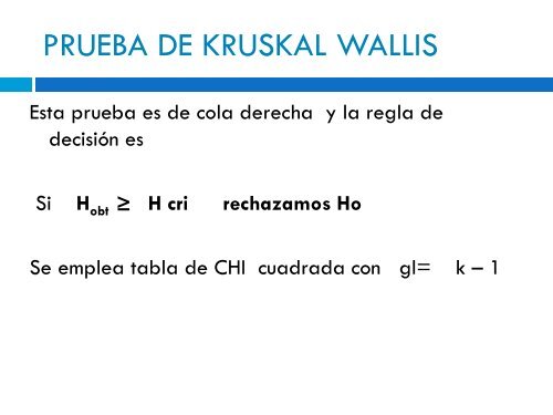 PRUEBAS NO PARAMETRICAS