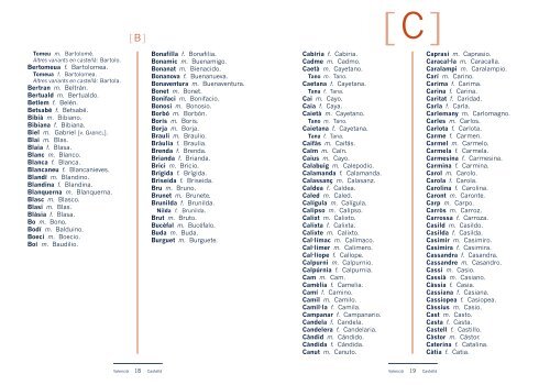 Vocabulari dels noms - Curs Superior de Valencià