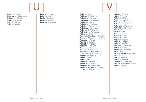 Vocabulari dels noms - Curs Superior de Valencià